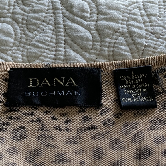 Dana Buchman Leopard print cardigan - Picture 6 of 7